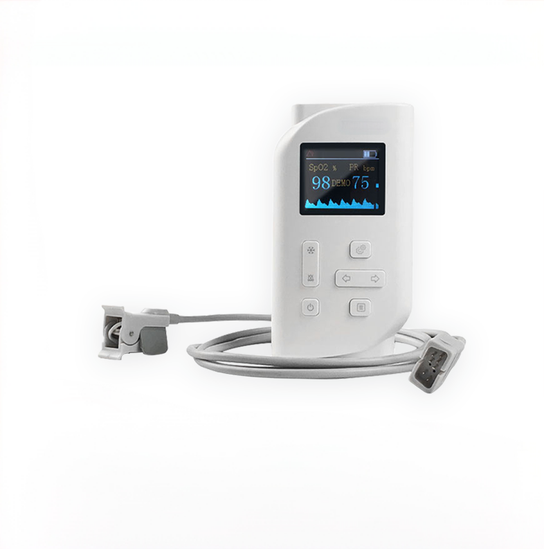 134-Convenient USB Rechargeable Pulse Oximeter with Fingertip Design Handheld Oxygen Saturation Levels M.jpg